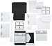 Wilton Black & White Scroll Monogram Pocket Invitation Kit