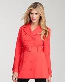 Summer City Trench Coat - HIBISCUS (XS)