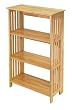 Winsome Wood Foldable 4-Tier Shelf, Natural