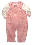 2-Piece Fluffy Cat Coverall & White T-Shirt by Creme De La Creme