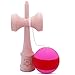 Kendama Rubberized Pink & Red Matte And Extra String