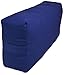 YogaDirect Rectangular Cotton Yoga Bolster, Blue