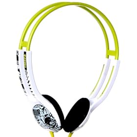 Skullcandy Recruits SC-RECMIX Headphones - White & Green