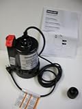 Shur-Dri 1/6 HP Submersible Utility Pump SDSU6