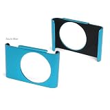 Apple iPod Shuffle 2nd Generation (1GB) Armor Case - The Metal Case (Azure Blue, Lime Green)