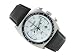 Triumph Gents Black Strap Steel Head Chronograph