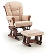Shermag Glider Rocker w/ Ottoman in Cherry