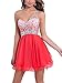 Babyonline Sexy Bead Prom Dresses 2016 Short for Juniors Mini Backless Gowns