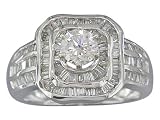 CERTIFIED G QLTY 1.49CT ROUND DIAMOND VINTAGE SET RING