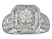 CERTIFIED G QLTY 1.49CT ROUND DIAMOND VINTAGE SET RING