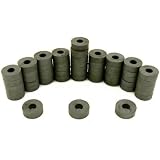 50 Round Disk Magnets Crafts Home Office Part 3/4"