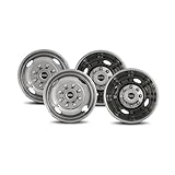 Pacific Dualies 31-1608A Polished 16 Inch 8 Lug Stainless Steel Wheel Stimulator Kit for 2003-2004 Ford F350 Truck