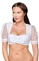 Trachten DIRNDLBLUSE B1035 weiss