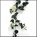 Outdoor Artificial Vines- 9-1/2 Feet Garland -Cream