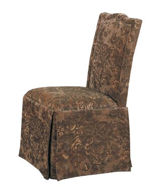 2 Parson Chairs in Green Floral On Sale