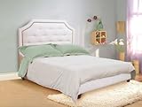 Savannah E King Size Bed in White By Diamond