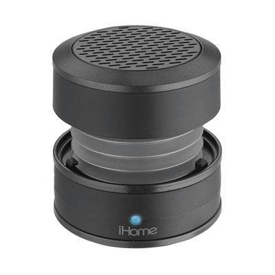 iHome iHM60 Rechargeable Mini Speakers for iPod (Gun Metal Gray)