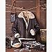 Nappa Leather Lambs Wool Bomber Jacket