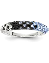 Sterling Silver Swarovski Elements Chapel Hill Spirit Domed Ring