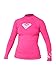 Roxy Women's Whole Hearted Long Sleeve Rash Guard, Pink, 6-S