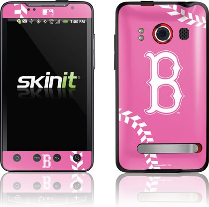 Skinit Boston Red Sox Pink Game Ball Vinyl Skin for HTC EVO 4G