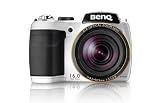 BenQ GH600 - Cámara foto digital de 16 megapíxeles, pantalla LCD, 3 pulgadas, color blanco
