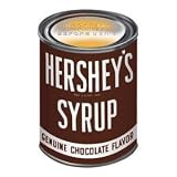 Hershey's Chocolate Syrup Can Die-Cut Embossed Tin Sign