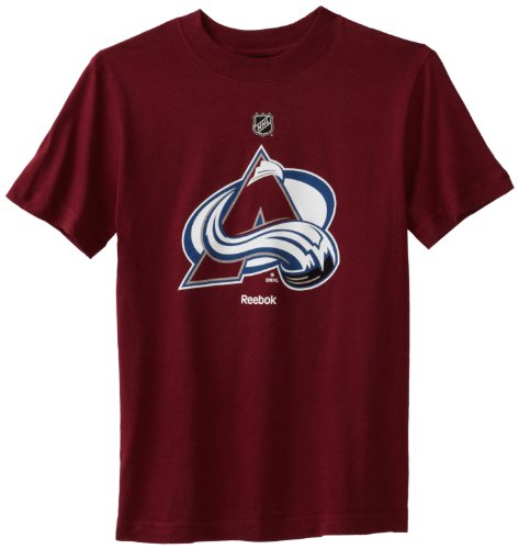 NHL Youth Colorado Avalanche Primary Logo S/S Tee - R8P3Vmkqq (Garnet, Small)