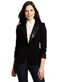IMAGE OF Yoana Baraschi Women's Red Carpet Sequined Tux Blazer, Black, Large