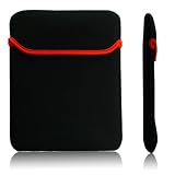 iPad　ポーチ　潜水<strong>服</strong>材料　ブラック　保護液晶フィルム付