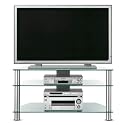 Vogels DTV110LCD-TV-audio cabinetCrystalliteSafety GlassAlumimium TubesCable InlaySystem (CIS&frac12;)