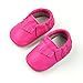 Lowpricenice Baby Tassel Soft Sole Leather Shoes Infant Toddler Moccasin (S, Hot pink)