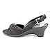 Aerosoles Zenthusiasm Womens Open Toe Fabric Wedge Sandals Shoes