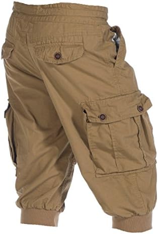 Decibel Ripstop Cargo Capri Pant Beige-Khaki 36