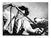 Sergei Eisenstein (1898-1948) Editing the Film October Art Giclee Poster Print by Russian Photographer, 12x9