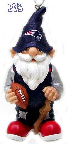 Buy NEW ENGLAND PATRIOTS GOOD LUCK GNOME CHRISTMAS ORNAMENT by Forever Collectibles