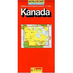RV World-Kontinentalkarte 1:4 Mio. Kanada