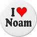 I Love Noam 2.25â€ Large Pinback Button Pin