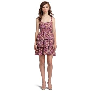Buy As U Wish Junior's Ditsy Cluster Challis Dress by As U Wish