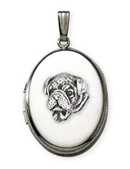 Bulldog Photo Locket Jewelry