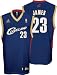 LeBron James Cleveland Cavaliers Navy Youth Replica Adidas NBA Jersey - Medium (10-12)