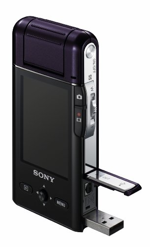 Sony MHS-PM5 bloggie HD Video Camera (Violet) NEWEST MODEL image
