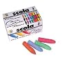 CHUNKY CHALK 40 HARD TO BREAK CHALKS IN 8 ASSORTED COLOURS J36