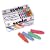 CHUNKY CHALK 40 HARD TO BREAK CHALKS IN 8 ASSORTED COLOURS J36