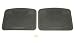 1980-2007 Toyota Corolla Gray 2 Pc Rear All Weather Floor Mats