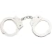 Sporting Goods : Nickel Plated Double Locking Handcuffs