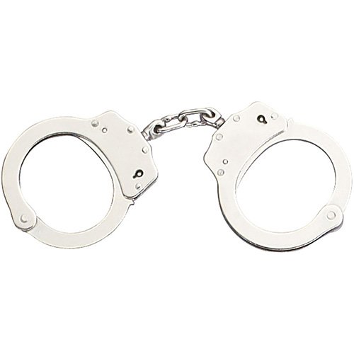 Childrens Toyshop  Sporting Goods : Nickel Plated Double Locking Handcuffs