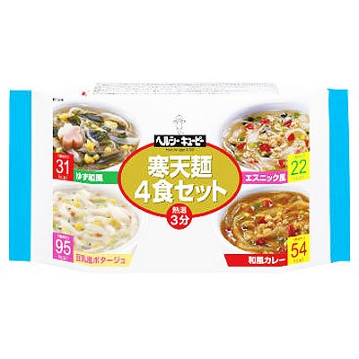 キユーピーヘルシーキユーピー寒天麺４食セット