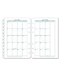 Compact Original Two-Page Monthly Calendar Tabs - Jan 10 - Dec 10