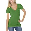 Juniors' Mossimo Supply Co. Pocket V-Neck Tee - Patio Green